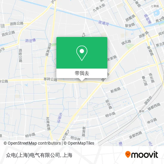 众电(上海)电气有限公司地图