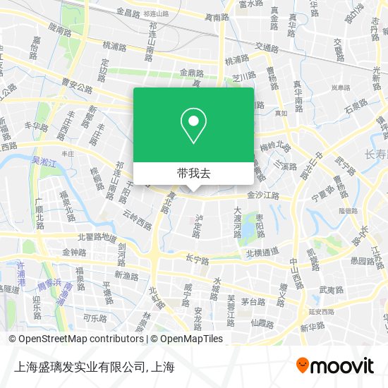上海盛璃发实业有限公司地图