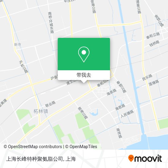 上海长峰特种聚氨脂公司地图