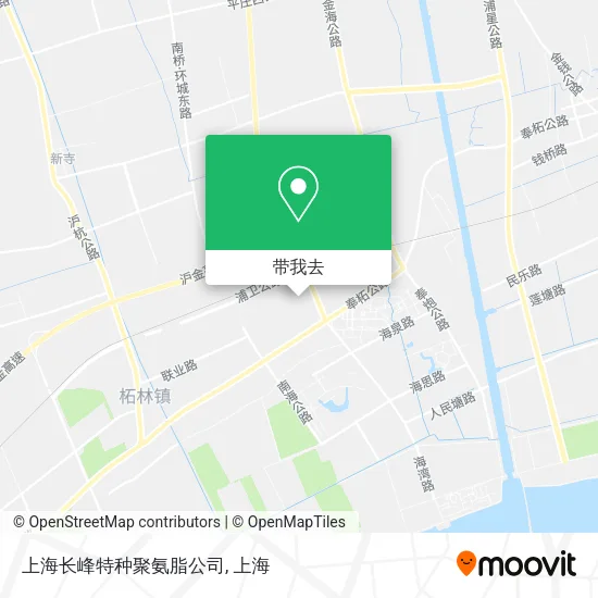 上海长峰特种聚氨脂公司地图