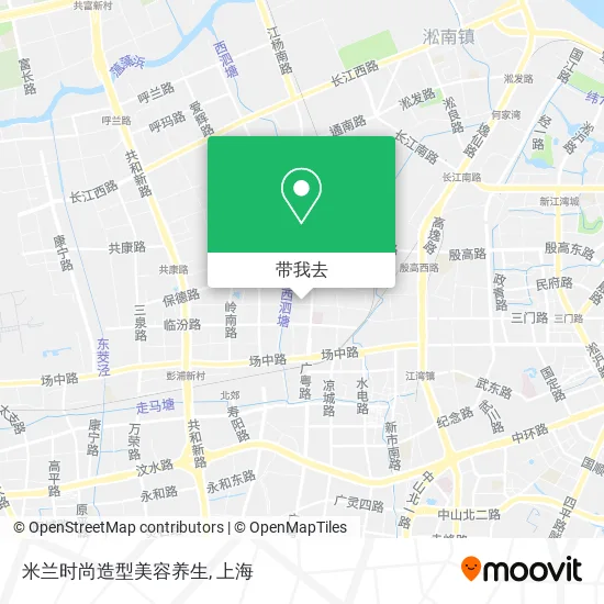 米兰时尚造型美容养生地图