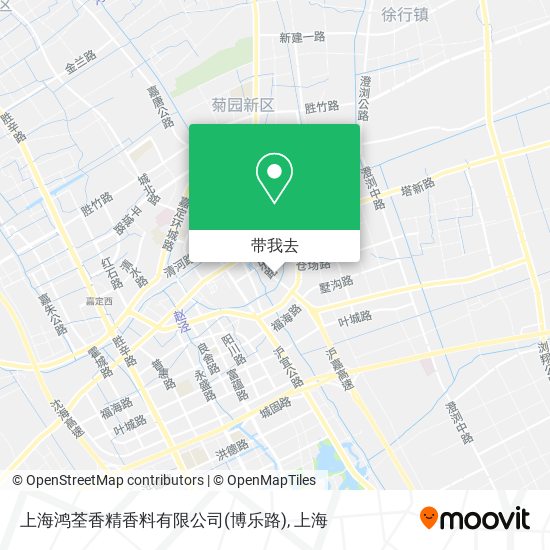 上海鸿荃香精香料有限公司(博乐路)地图