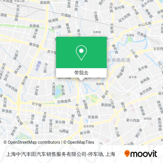 上海中汽丰田汽车销售服务有限公司-停车场地图