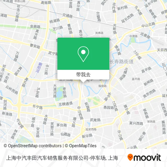 上海中汽丰田汽车销售服务有限公司-停车场地图
