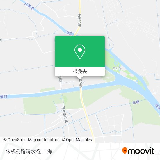 朱枫公路清水湾地图