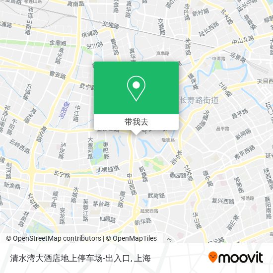 清水湾大酒店地上停车场-出入口地图