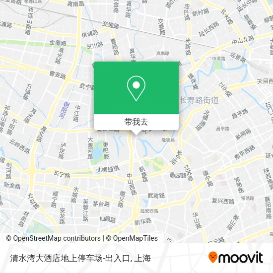 清水湾大酒店地上停车场-出入口地图