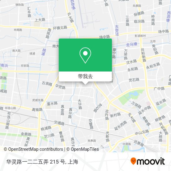 华灵路一二二五弄 215 号地图