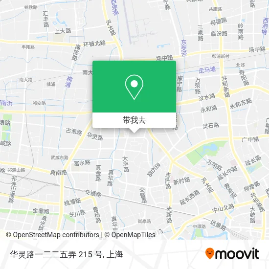 华灵路一二二五弄 215 号地图