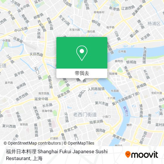 福井日本料理 Shanghai Fukui Japanese Sushi Restaurant地图