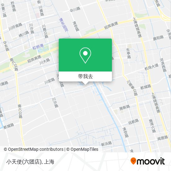小天使(六团店)地图