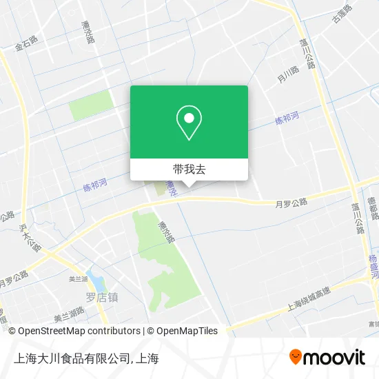 上海大川食品有限公司地图