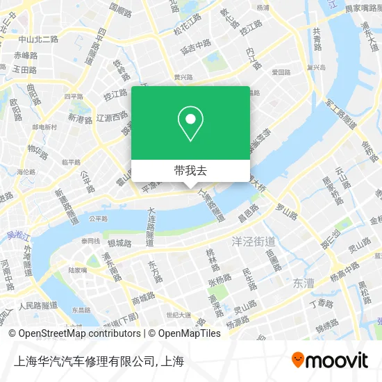 上海华汽汽车修理有限公司地图