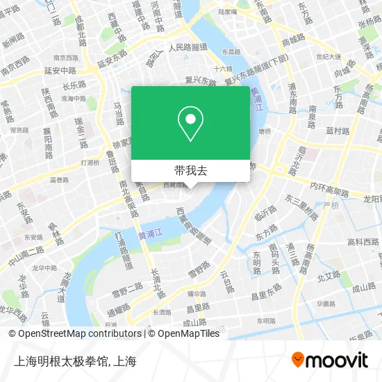 上海明根太极拳馆地图