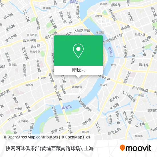 快网网球俱乐部(黄埔西藏南路球场)地图
