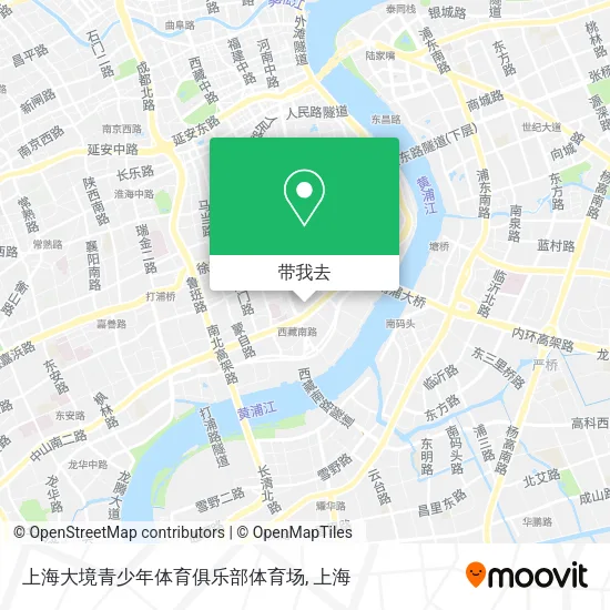 上海大境青少年体育俱乐部体育场地图