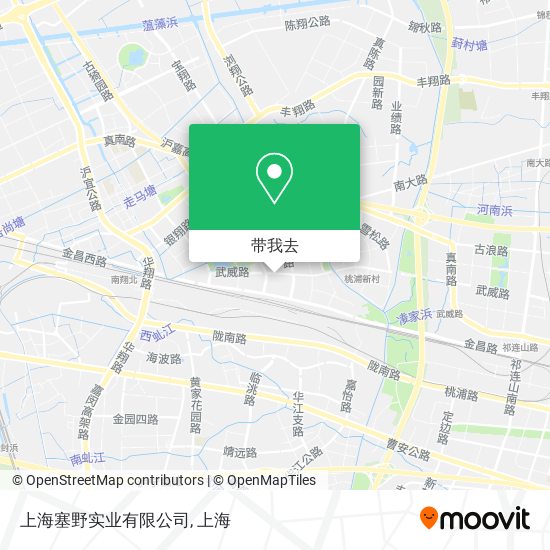 上海塞野实业有限公司地图
