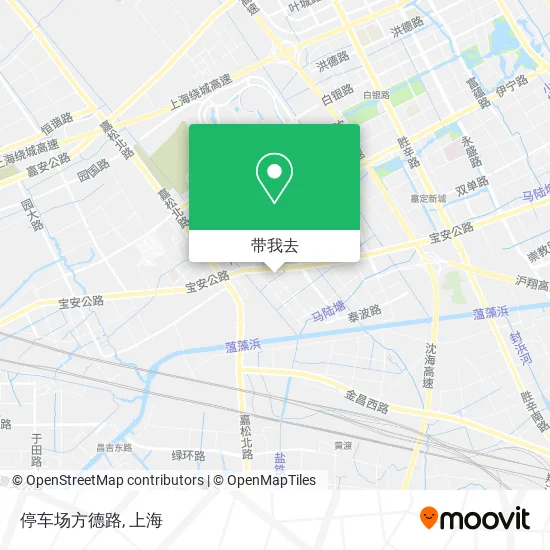 停车场方德路地图