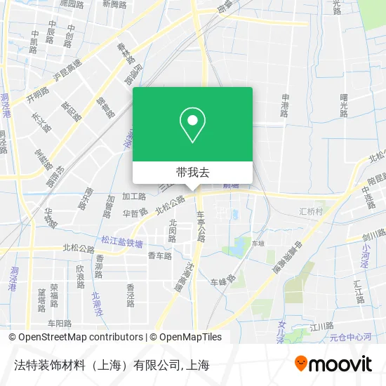 法特装饰材料（上海）有限公司地图
