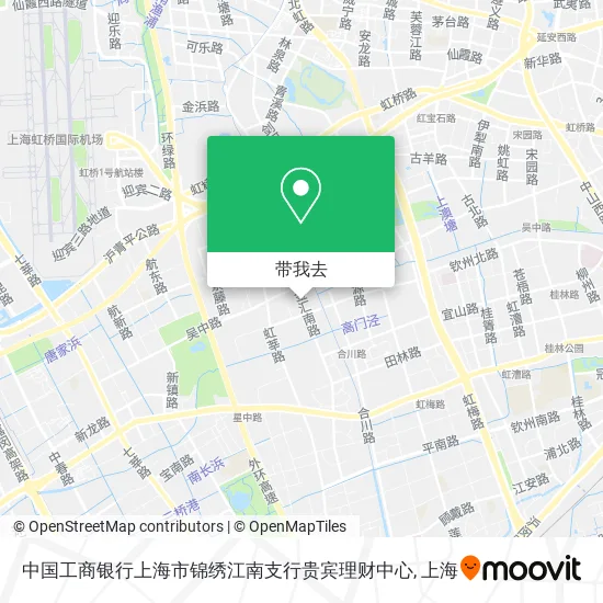 中国工商银行上海市锦绣江南支行贵宾理财中心地图