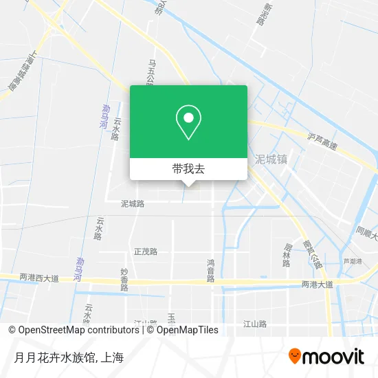 月月花卉水族馆地图