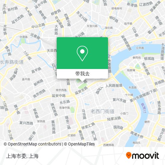 上海市委地图