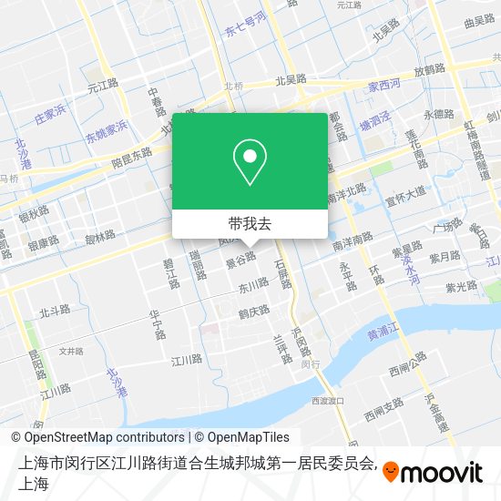 上海市闵行区江川路街道合生城邦城第一居民委员会地图