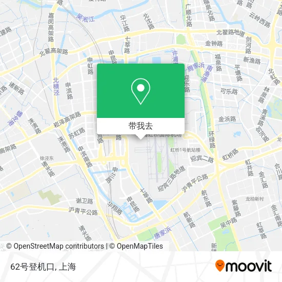 62号登机口地图