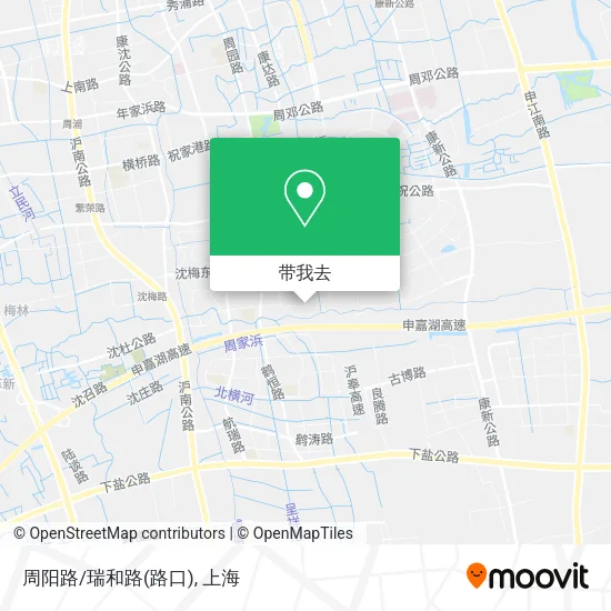 周阳路/瑞和路(路口)地图
