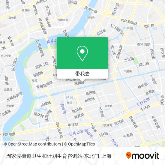周家渡街道卫生和计划生育咨询站-东北门地图