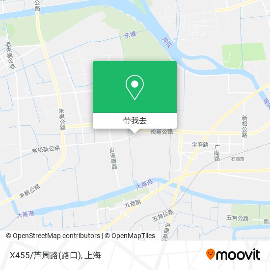 X455/芦周路(路口)地图