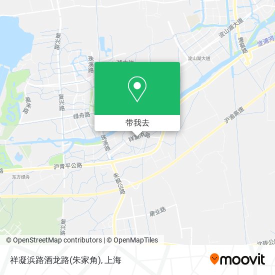 祥凝浜路酒龙路(朱家角)地图