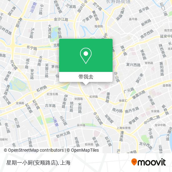 星期一小厨(安顺路店)地图