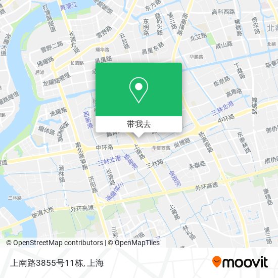 上南路3855号11栋地图