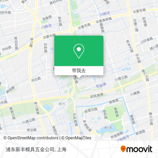 浦东新丰模具五金公司地图