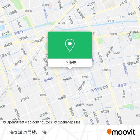 上海春城21号楼地图