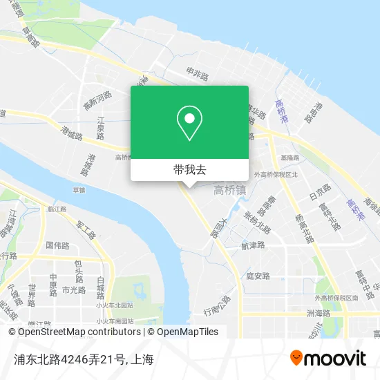 浦东北路4246弄21号地图