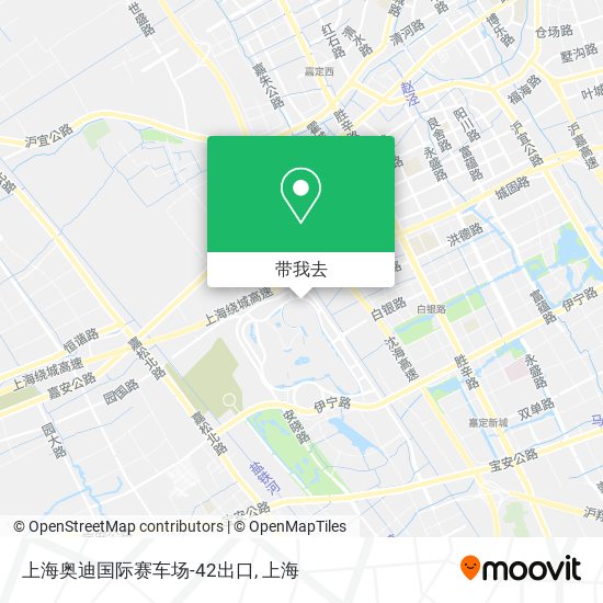 上海奥迪国际赛车场-42出口地图