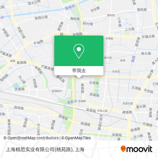 上海精思实业有限公司(桃苑路)地图