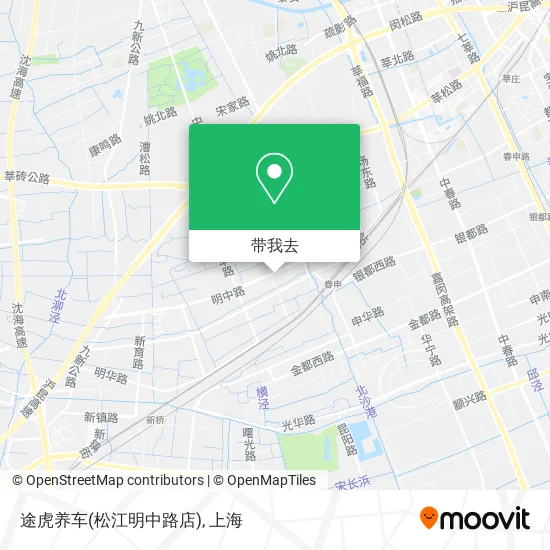 途虎养车(松江明中路店)地图