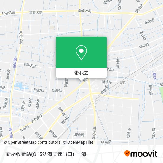 新桥收费站(G15沈海高速出口)地图