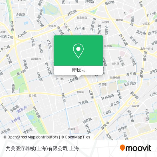 共美医疗器械(上海)有限公司地图