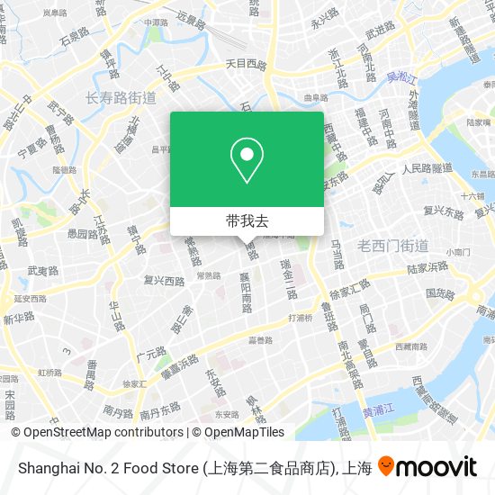 Shanghai No. 2 Food Store (上海第二食品商店)地图