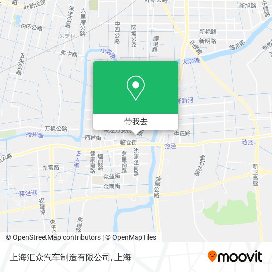 上海汇众汽车制造有限公司地图