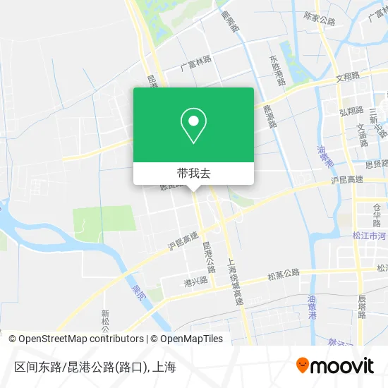 区间东路/昆港公路(路口)地图