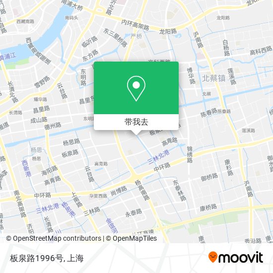 板泉路1996号地图