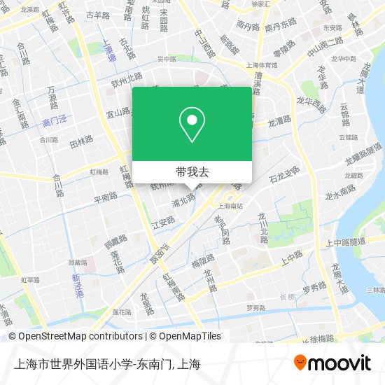 上海市世界外国语小学-东南门地图