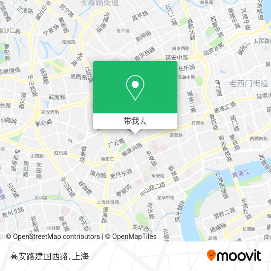 高安路建国西路地图