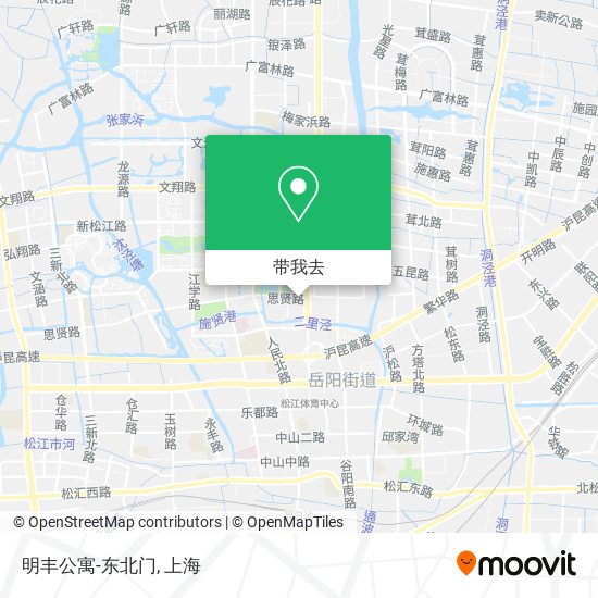 明丰公寓-东北门地图
