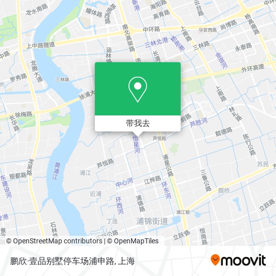 鹏欣·壹品别墅停车场浦申路地图
